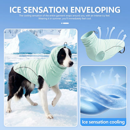Dog Shirt, Cooling Vest. Lightweight, Breathable Dog T-Shirts. All-Season UV Protection Pet Clothes. Quick Dry, Soft, Stretchy Shirt