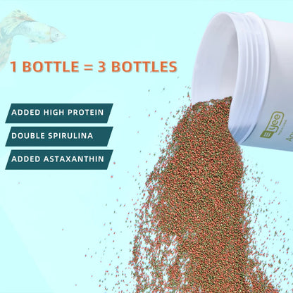 Small Fish Food, Color-enhancing and Immune-enhancing. High-protein Ornamental Fish Feed, Goldfish Particle