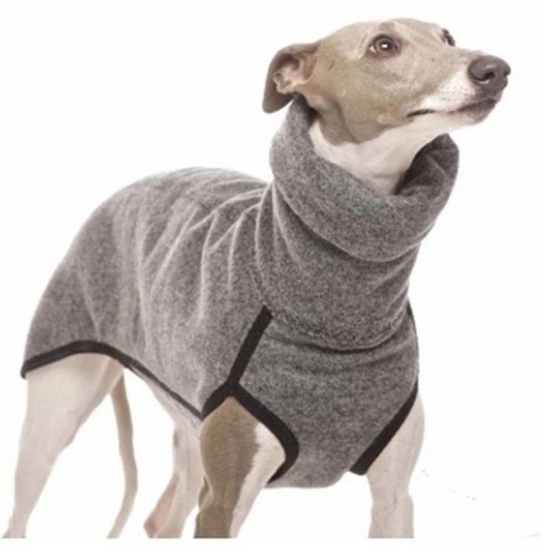 Jumper Sweater. Medium/ Big Dog. Great Dane, Greyhound, Pitbull Clothing. Dog Winter Coat. High Collar Jacket