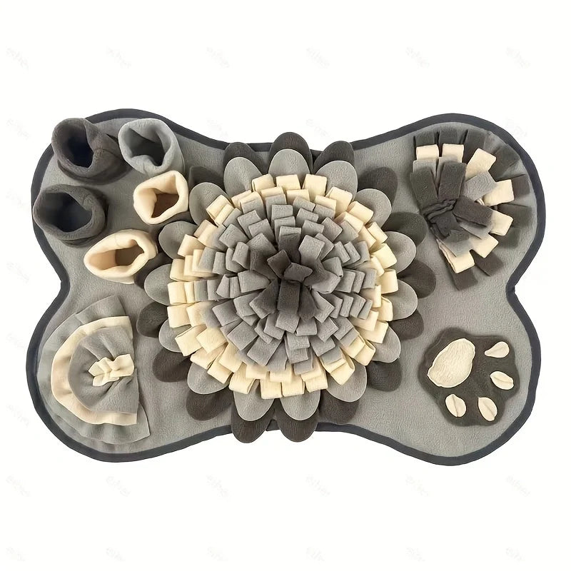Pet Sniffing Mat For Dogs, Interactive, Durable Dog Slow Feeding Pad. Training Mat For Foraging Skills And Slow Eating