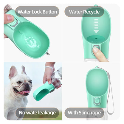 Portable Dog Water Bottle For Small Large Dogs/Cats. Leakproof Drinking Bowls.