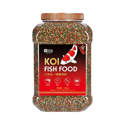 Granular Mixed Koi Fish Food. Gold Fish Feed.