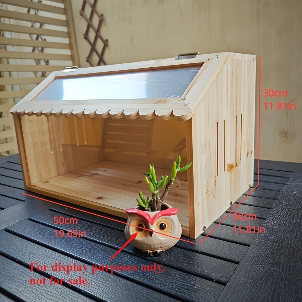 Small Pet Feeding Box. Chick Insulation, Hamster Box, Climbing Pet Villa - for Pet Mice, Rutin Chickens, Reptiles, Hedgehogs
