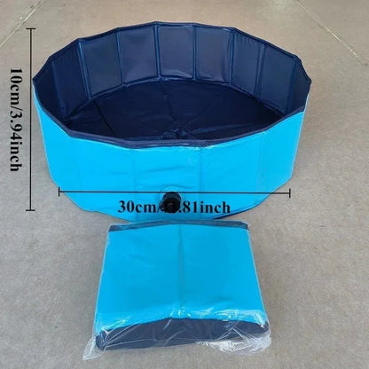 Pet Swimming Poo.l Bath Supplies. Foldable Large Dog Bath, Pet Pool. Dog &  Cat Bath.  Dog Swimming Pool Outdoor