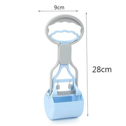 Thickened plastic Foldable Long Handle Pet Pooper Scooper, Outdoor Dog Waste Picker.