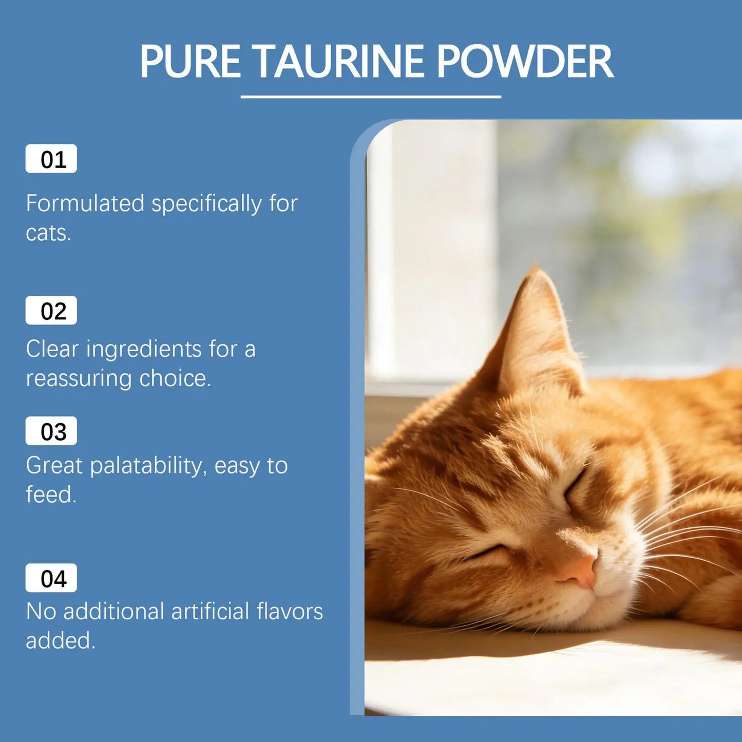 Pet Supplements 200g Daily Nutrition for Cats. Wet Or Dry Food Supplements for Small, Medium & Large Breeds