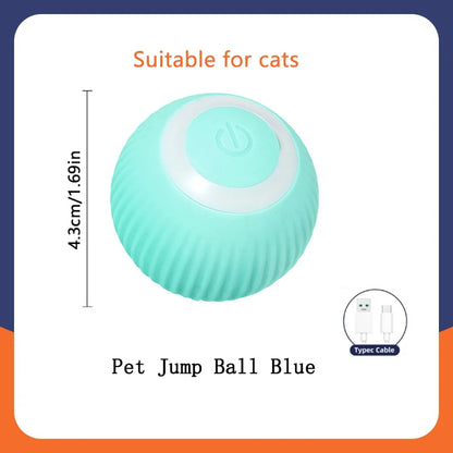 Smart Dog Toys. Electronic Ball, Interactive Pet Toy, Moving Ball. USB Automatic Moving Bouncing for Dogs and Cats