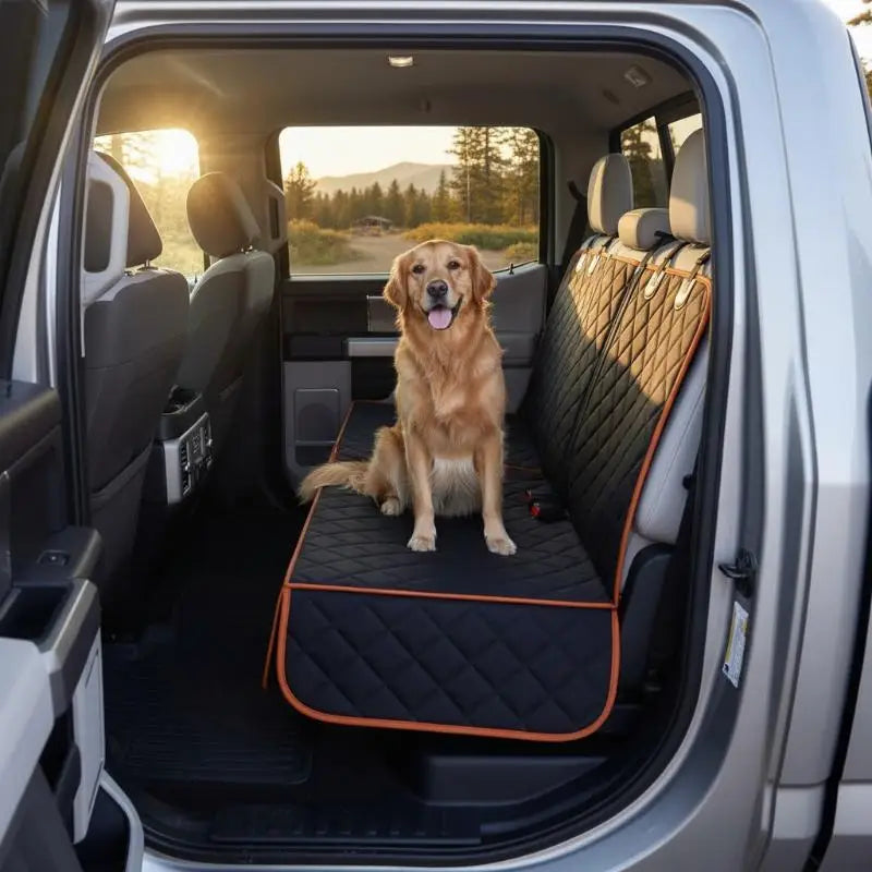 Car Seat Pet Cover for Dogs/Cats. Waterproof, Nonslip Mat. Heavy Duty Protector for Outdoor Travel