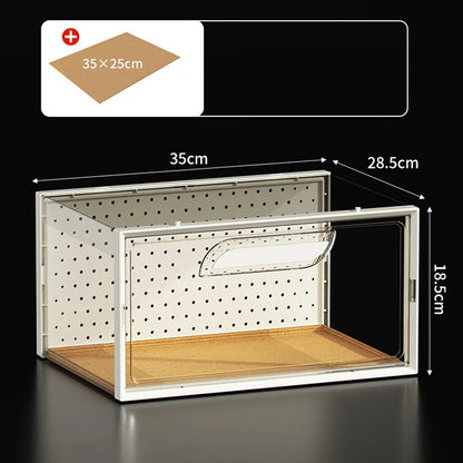 Reptile Terrarium. Breathable Habitat Case. Professional Reptile Breeding Box. Cage for Snake's & Spiders