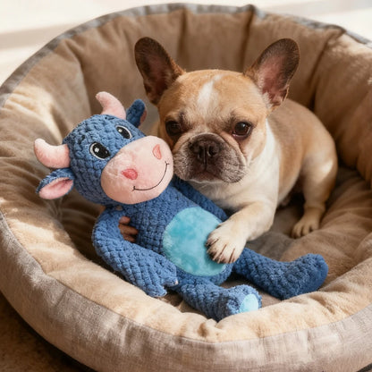 Durable Interactive Plush Dog Toy. Soft Large Companion Toy for Small Medium Large Dogs