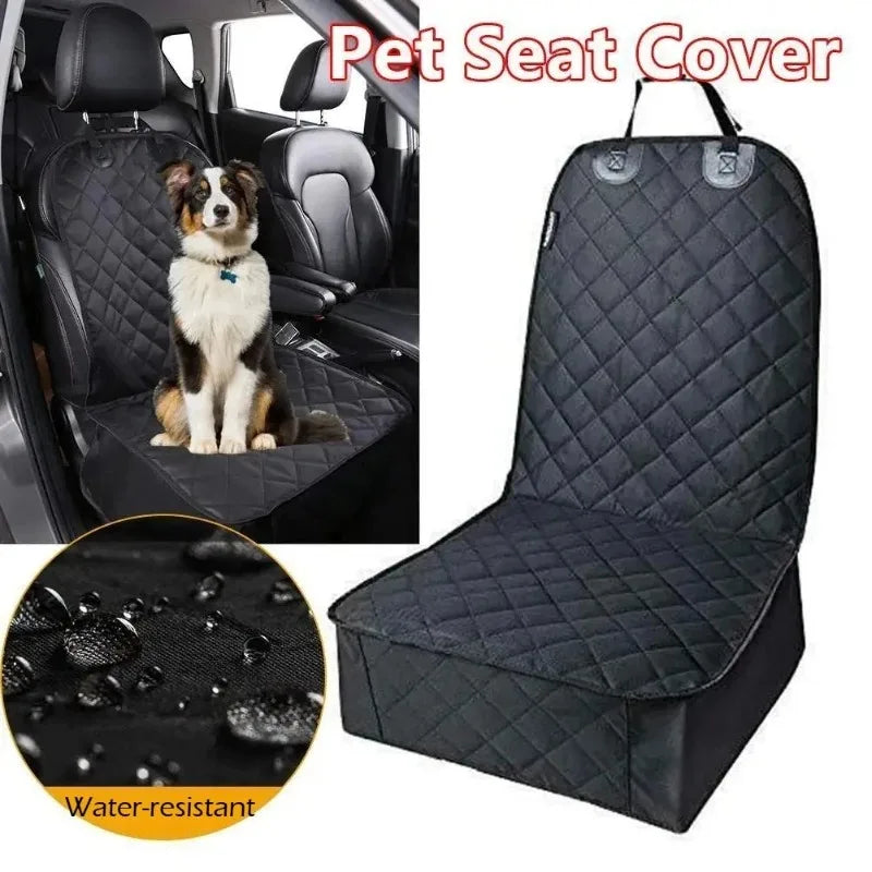 Dog Car Seat Cover for Front Passenger Seat, Waterproof, Non-Slip, Anti-Scratch Pet Seat Protector, Portable Travel Accessories