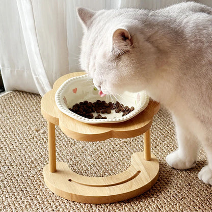 Cat/Dog Ceramic Bowl. Pet Drinking Water/Feeding Bowl.