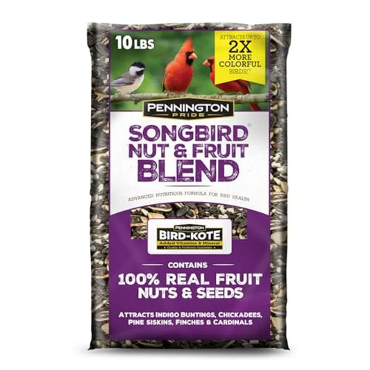 【Spot goods】Pride Songbird Nut and Fruit Blend Wild Bird Seed for Outside Feeders. Advanced Nutrition Formula for Health
