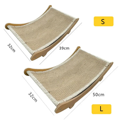 Wooden Cat Scratching Pads, Multifuction. Cats Sleeping Bed Detachable Wear-resistant Cat Scratch Board. Kitten Grinding Cats Toys
