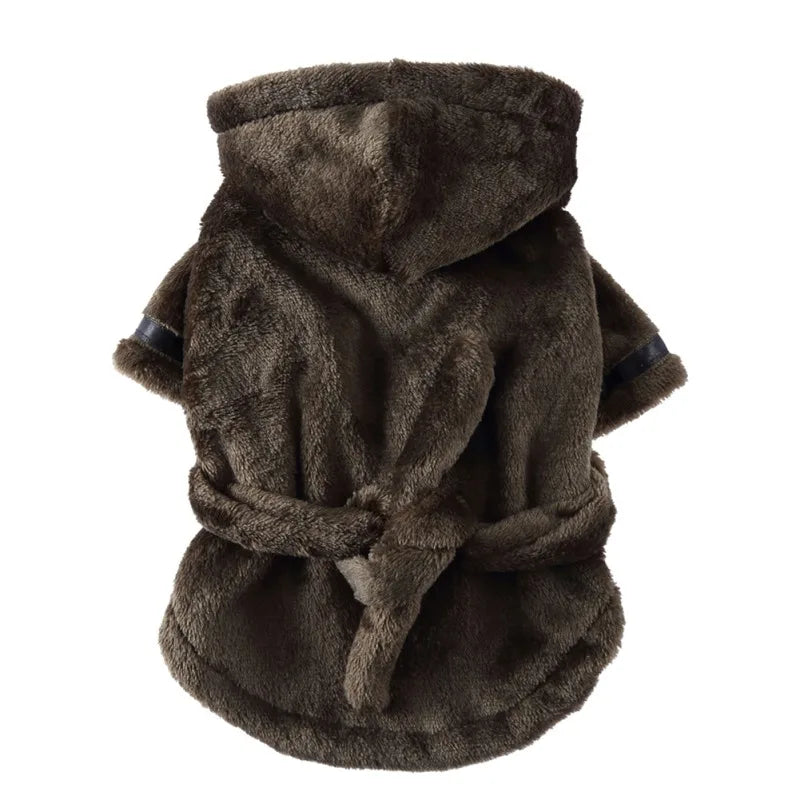 Pet Dog Bathrobe Dog Pajamas. Sleeping Clothes. Soft Pet Bath Drying Towel. Clothes for for Puppy/Dogs/Cats