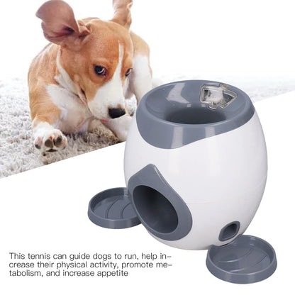 Dog Ball Feeding Toys. Dog Tennis Ball Feeding Machine with 2 Tennis  balls for Dog Training