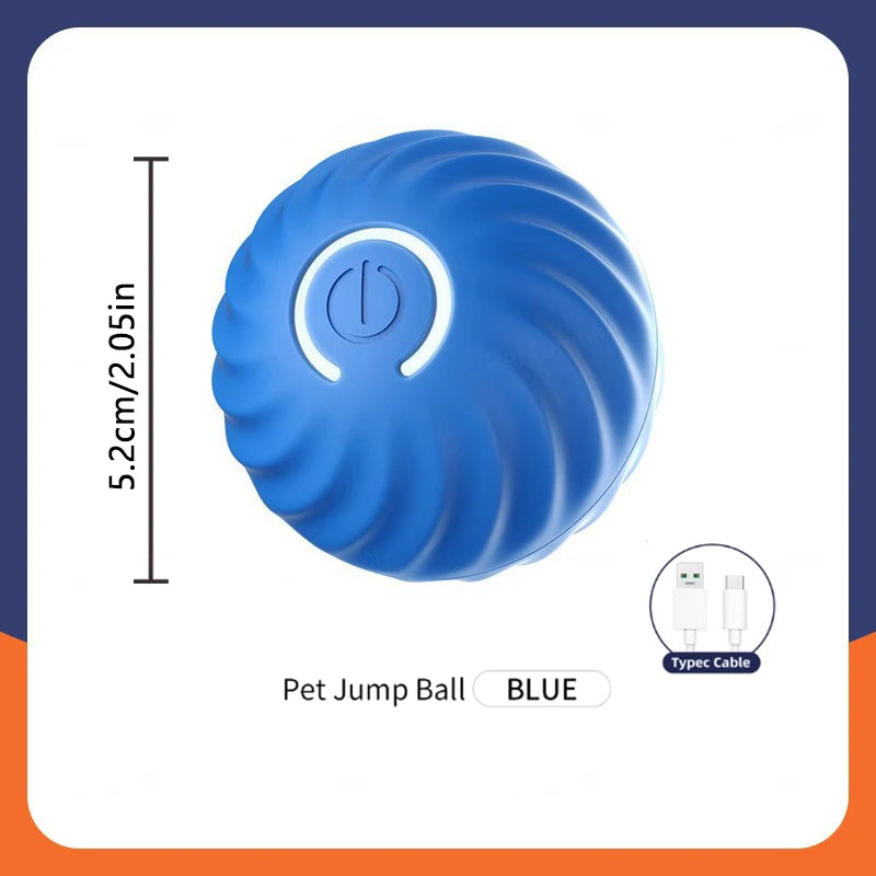 Smart Dog Toys. Electronic Ball, Interactive Pet Toy, Moving Ball. USB Automatic Moving Bouncing for Dogs and Cats