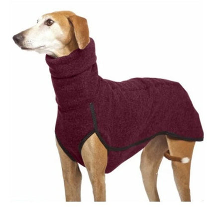 Jumper Sweater. Medium/ Big Dog. Great Dane, Greyhound, Pitbull Clothing. Dog Winter Coat. High Collar Jacket