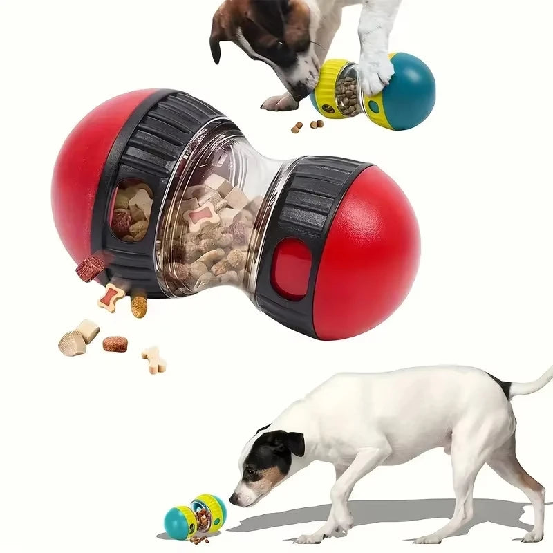 Lenovo Pet Supplies. Slow-Feed Rolling Food-Dispensing Ball for Dog. Training Plastic Pet Toys Promoting Fun and Healthy Eating
