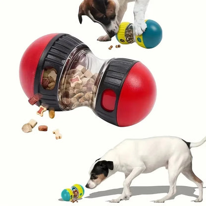 Lenovo Pet Supplies. Slow-Feed Rolling Food-Dispensing Ball for Dog. Training Plastic Pet Toys Promoting Fun and Healthy Eating