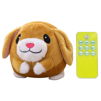 Cartoon Pig, Active Moving Pet Plush Toy. USB Rechargeable. Talking, Moving Dog Ball Toy. Bouncing Balls for Dogs/Cats