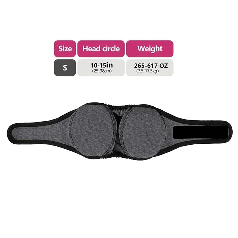 2026 New Dog Ear Muffs (Thickened) For Noise LIke Fireworks, Thunder and Vacuum.  Bath and Swimming - Waterproof Protection With Elastic Calming Hoodie, Grooming