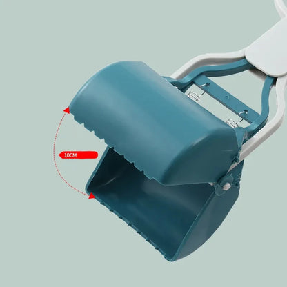 Thickened plastic Foldable Long Handle Pet Pooper Scooper, Outdoor Dog Waste Picker.