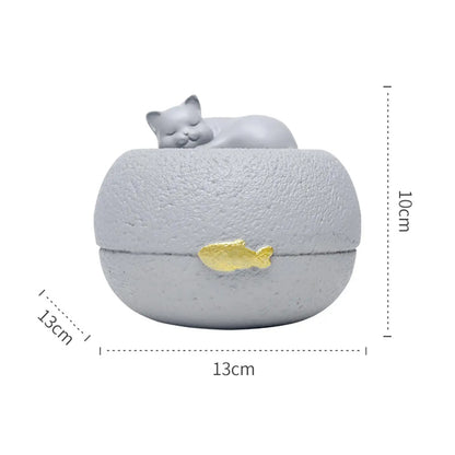 Pet Urn, Cremation Memorial. Keeping Precious Memories. Urn Box for Burial. Final Comforting Resting Place.