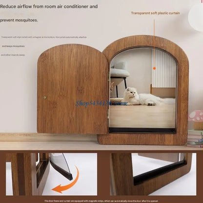 Pet Access Door for Apartment Villas and Commercial Use Providing Convenient Outdoor Exploration for Small Dogs/Cats