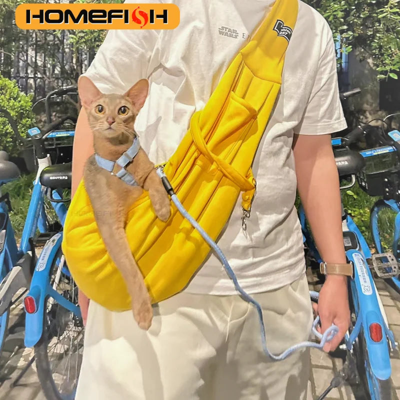 Adjustable Dog Sling Carrier with Pocket. Breathable Small Animals Carrier. Crossbody Shoulder Pet Bag. Outdoor Travel Portable Bag