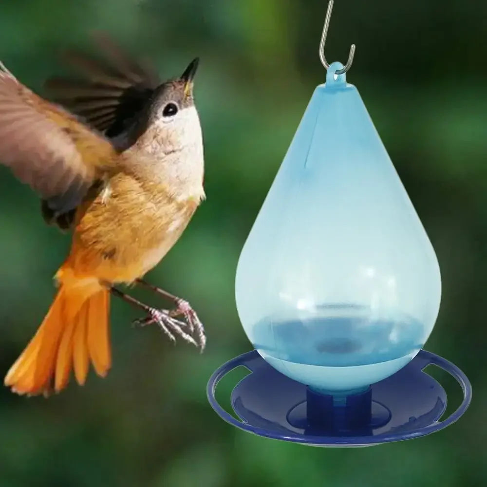 New. Flower Shaped Hanging Bird Feeder /Birdbath For Garden. Outdoor Decor, Yard Hummingbird Feeder