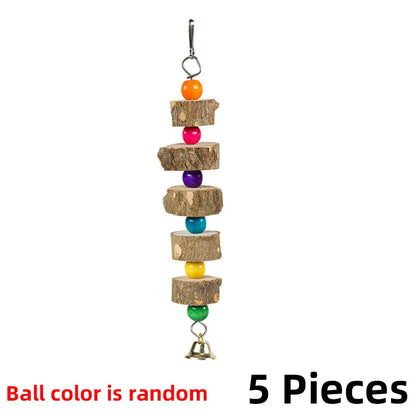 Bird Chew Toys, Natural Wood Toys. Wooden Parrot Chew Toy. Bird Cage Decoration.  Parrot and Cockatiels
