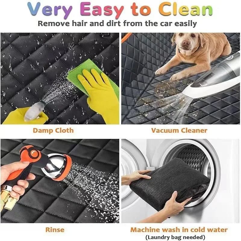 Dog Car Seat Cover for Front Passenger Seat, Waterproof, Non-Slip, Anti-Scratch Pet Seat Protector, Portable Travel Accessories