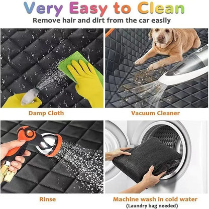 Dog Car Seat Cover for Front Passenger Seat, Waterproof, Non-Slip, Anti-Scratch Pet Seat Protector, Portable Travel Accessories