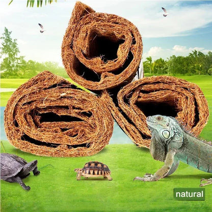 Reptile Carpet. Natural Coconut Fiber Coir. Tortoise Mat for Pet Terrarium Liner. Lizard , Snake, Chamelon & Turtle