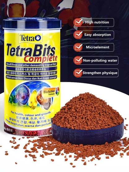 Special Granular Fish Feed, Colorful Angelfish, Natural Color Enhancing. Tropical Clownfish,Chameleon ,100ml/30g