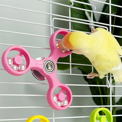 Chewing Bird Toys, Parrot Toys, Spinner Windmill Bird Toys, Parrot Interactive Toys For Relaxation, Birdcage Accessories