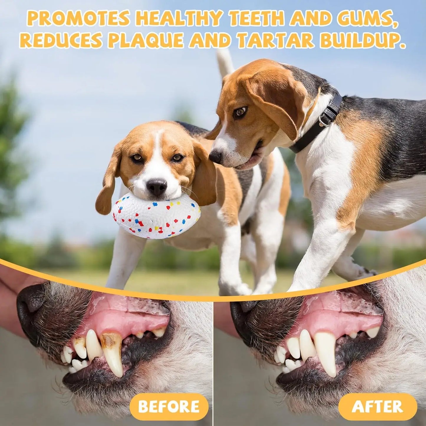 Dog Ball for Aggressive Chewers. Tough Large Indestructible Dog Footballs. Outdoor Floating,Fetch Game Pets Toys