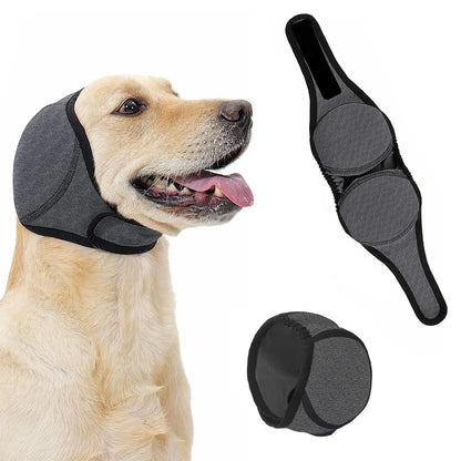 Dog Ear Covers. Waterproof & Soundproof Dog Ear Muffs for Noise, Water and Debris Protection. 360° Enveloping, Comfortable Dog Ear Warp