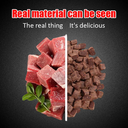Dog Snacks. Beef Particles, Appetising, Digesting, Nutritious, Delicious Chewy Training Rewards for Adult Dogs & Puppies