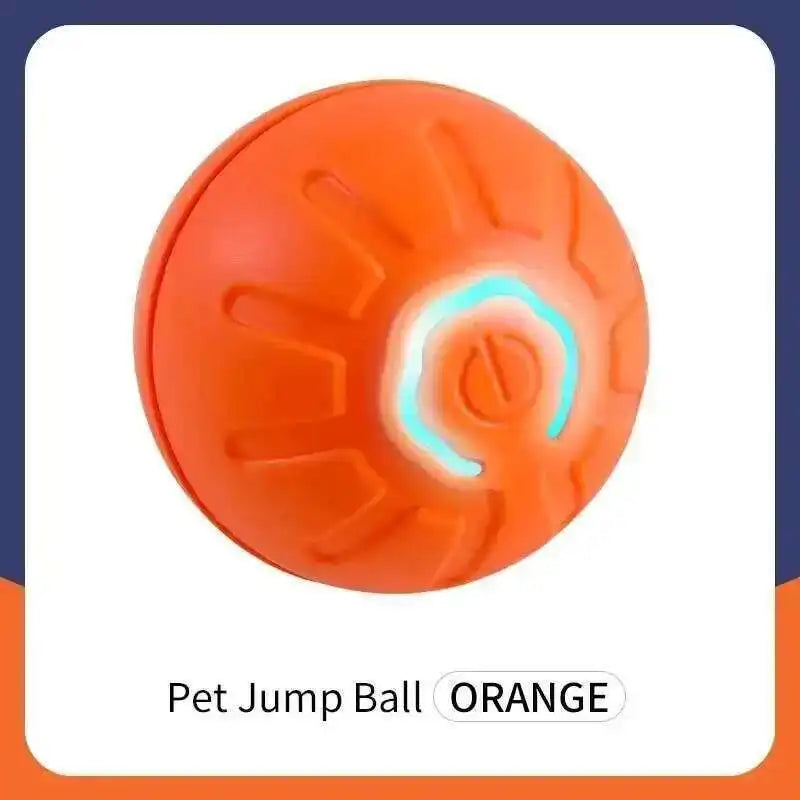 Smart Dog Interactive Toy Ball. Electronic Pet Toy Ball. USB Automatic Bouncing Rolling Toy With RGB Lights.
