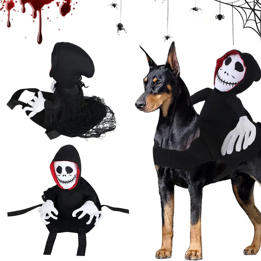 Halloween Pet Ghost Costumes for Dogs. Pets Cosplay Clothing. Halloween Costume for Small To Large Dogs