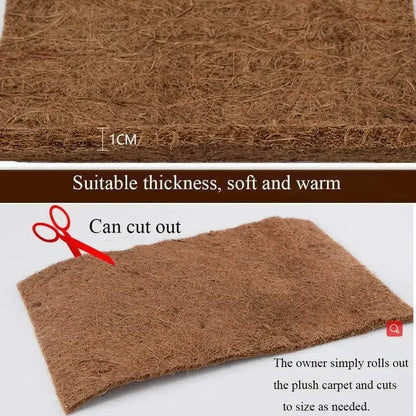 Reptile Carpet. Natural Coconut Fiber Coir. Tortoise Mat for Pet Terrarium Liner. Lizard , Snake, Chamelon & Turtle