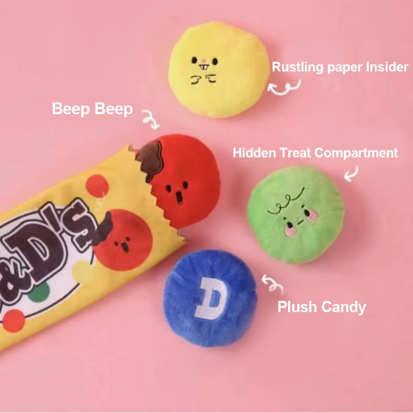 Dog Toys Encourage Natural Foraging Skills. Slow Feeder for Training and Stress Relief, Cloth Strip Hiding Food Chew Toys.