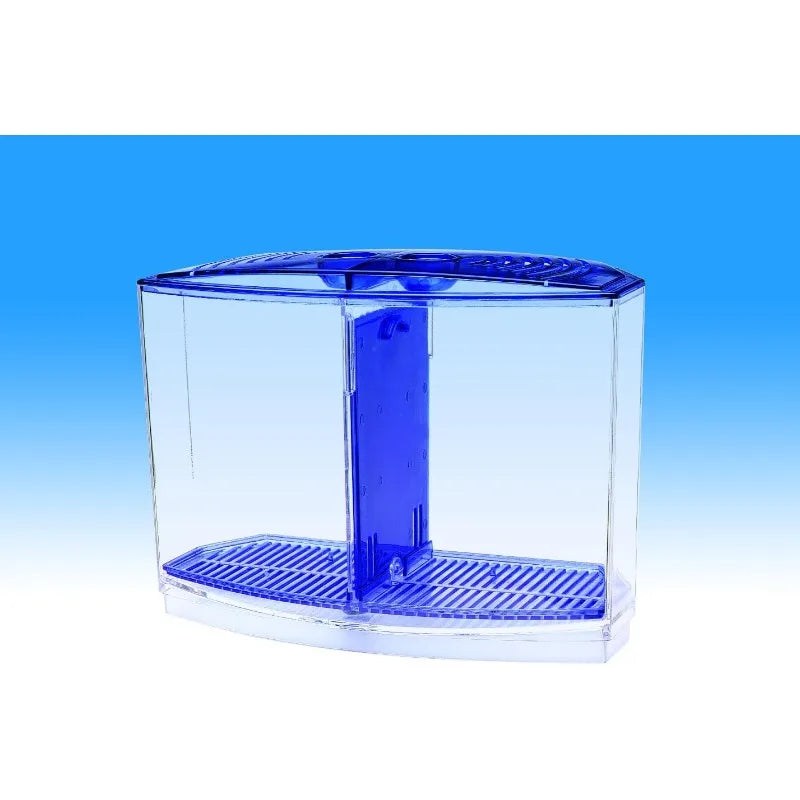 A fish tank suitable for families, with a lid and a partition inside. Suitable for raising small and medium-sized fish