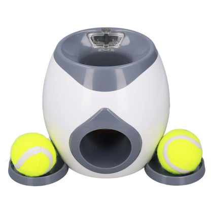 Dog Ball Feeding Toys. Dog Tennis Ball Feeding Machine with 2 Tennis  balls for Dog Training