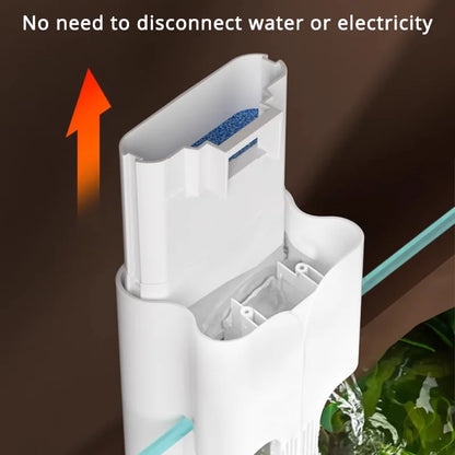 Smal/l Medium Aquarium Waterfall. Wall Mounted Filtration Filter. Adjustable Flow. Surface Skimmer. Fish Tank Waterfall Oxygenation