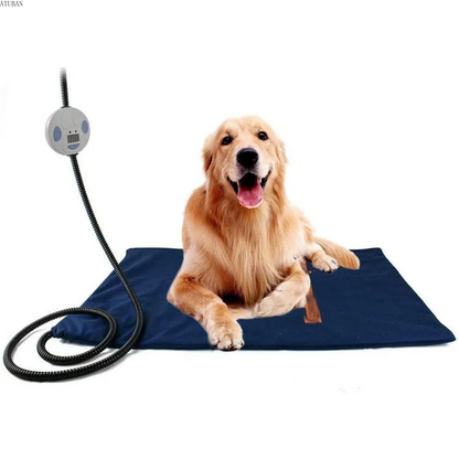 PET Dog Heating Pad, Indoor Pet Heating Pads for Cats/Dogs with Chew Resistant Cord, Long-Time Working Electric Pet Heated Mat