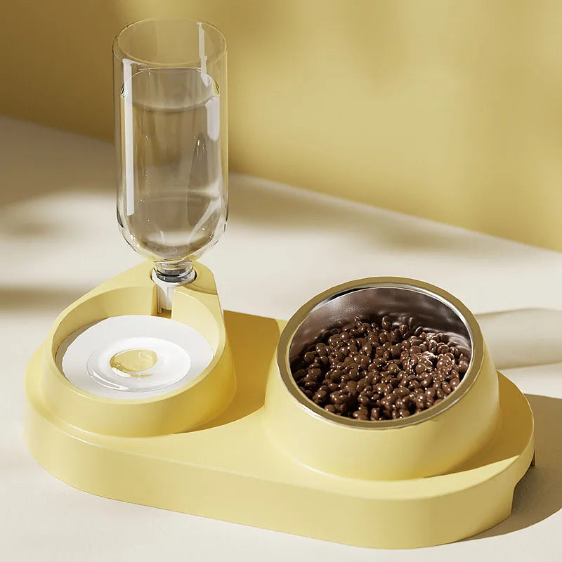 Pet Bowls. Automatic Water Dispenser Feeder. Cat/Dog Food/Water Bowl. Non-Slip Pet Feeding.