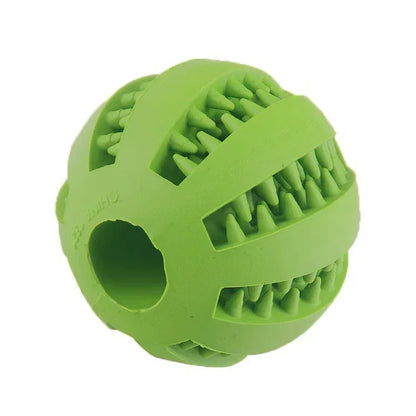Dog Toy Ball, Nontoxic Bite Resistant Toy Ball for Pet Dogs, Puppies and Cats, Dog Pet Food Treat Feeder Chew. Tooth Cleaning Ball